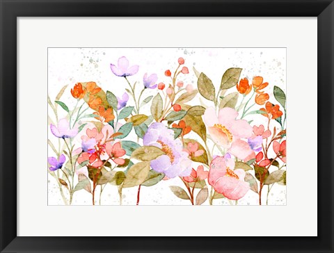 Framed Wildflower Spotted Print