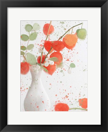 Framed Spotted Floral Print