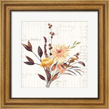 Framed Wild Floral 1 Fall Print