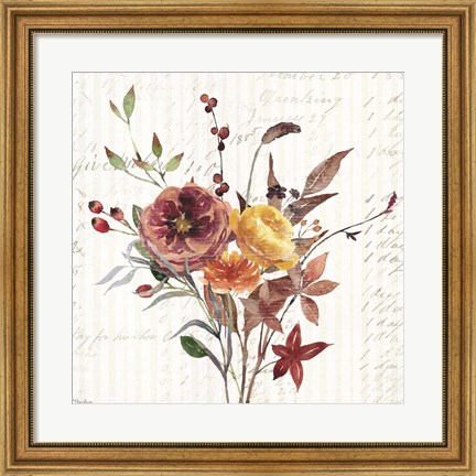 Framed Wild Floral 2 Fall Print