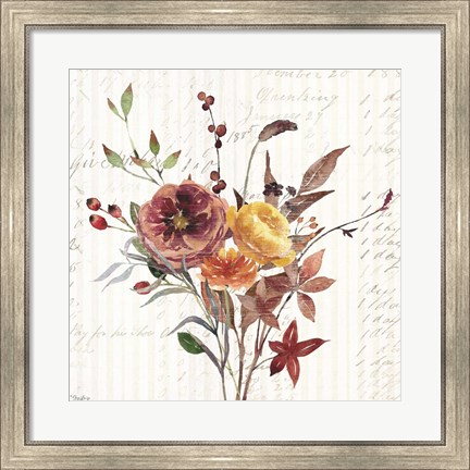 Framed Wild Floral 2 Fall Print