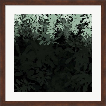 Framed Dark Tropical II Print