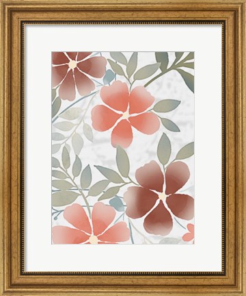 Framed Fall Blossoms 2 Print