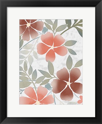 Framed Fall Blossoms 2 Print