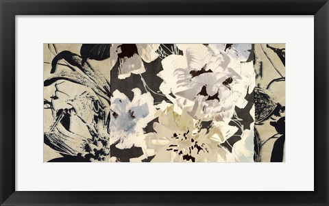 Framed Earth Flowers II Print