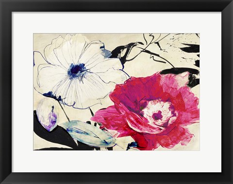 Framed Colorful Composition II Print