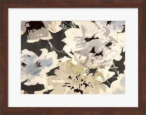 Framed Earth Flowers II (detail) Print