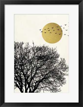 Framed Migrant Birds I Print