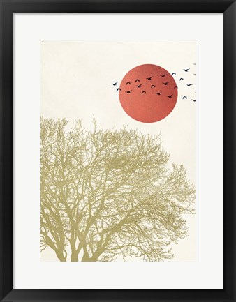 Framed Migrant Birds II Print