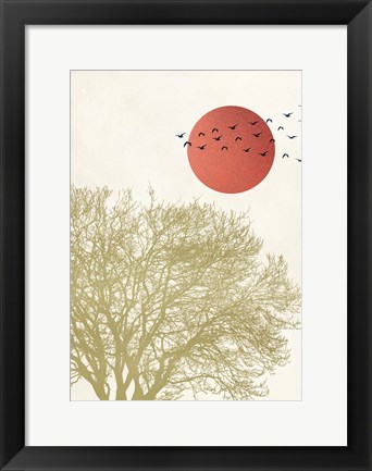 Framed Migrant Birds II Print