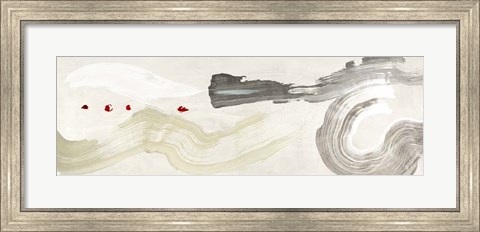 Framed Vibrating Waves Print