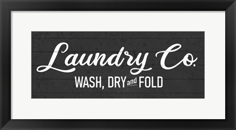 Framed Laundry Co Print