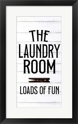 Framed Laundry Room Print