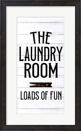 Framed Laundry Room Print