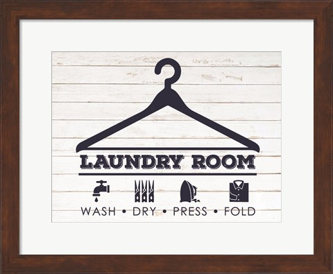 Framed Laundry Room Print