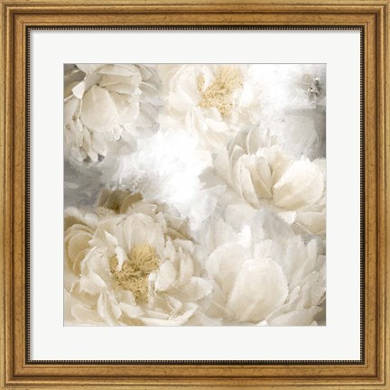 Framed Peony Abstract Print