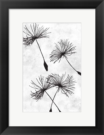 Framed Dandelion Flight 1 Print