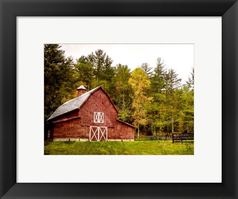 Framed Quiet Barn Print