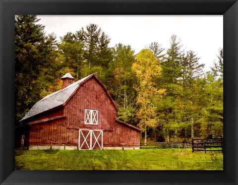 Framed Quiet Barn Print