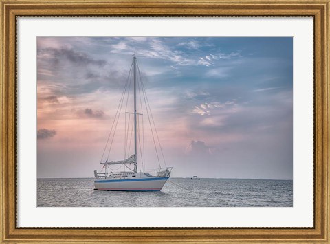 Framed Blue Point Sunrise Print