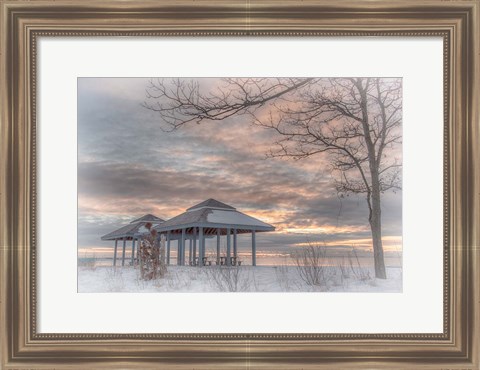 Framed Blue Point Sunrise Print