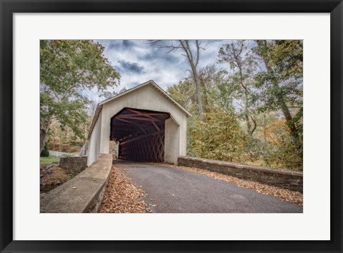 Framed Covered Bridge Print