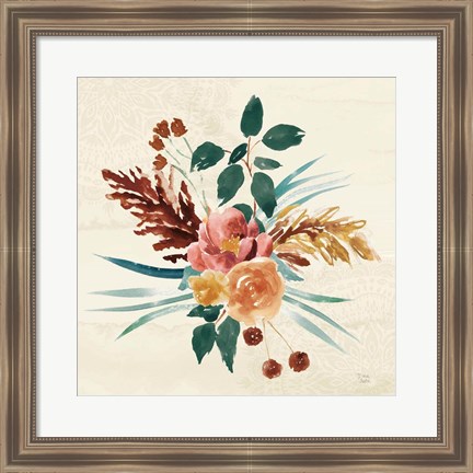 Framed Autumnal Garden III Print