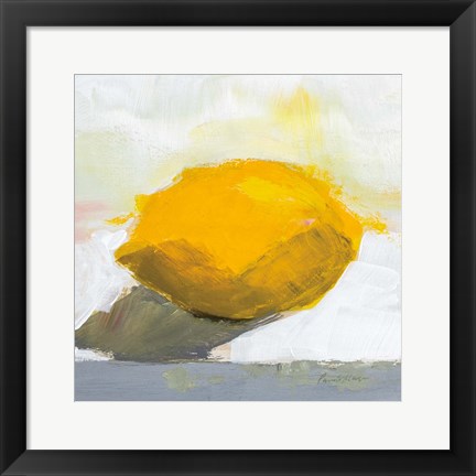 Framed Lemon Still Life Print