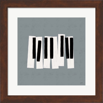 Framed Musical Abstract III Print