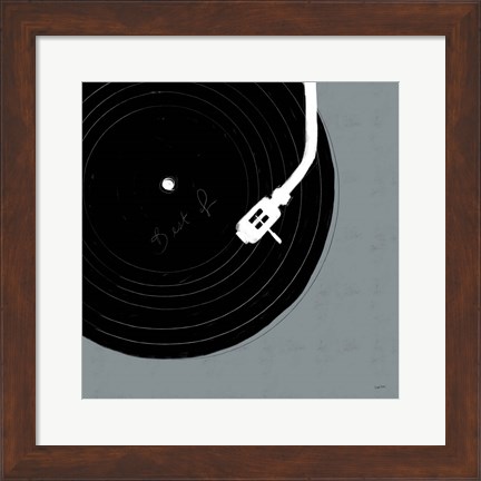 Framed Musical Abstract II Print