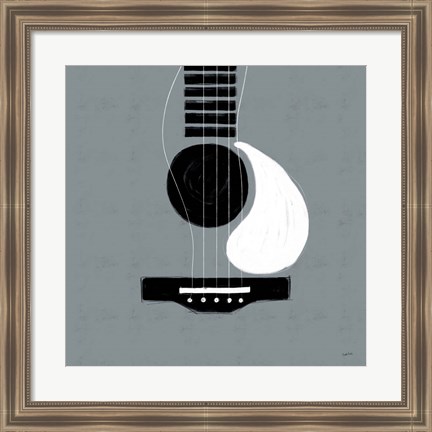 Framed Musical Abstract I Print