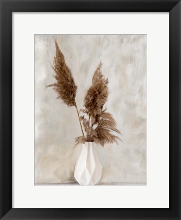 Framed Pampass Vase Print