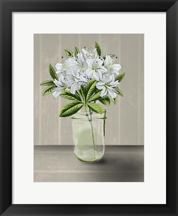 Framed Lovely Bouquet 3 Print