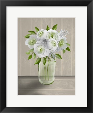 Framed Lovely Bouquet 4 Print