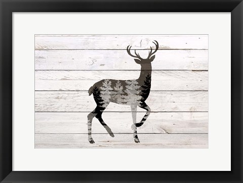 Framed Deer 1 Print