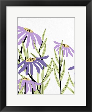 Framed Purple Power 1 Print