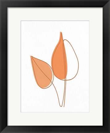 Framed Shades of Orange 2 Print