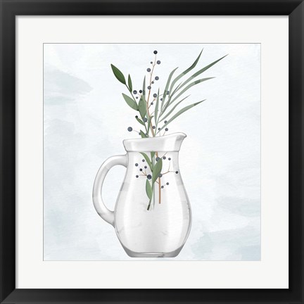 Framed Glass Vase 2 Print