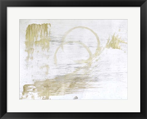 Framed Rings and Strokes 1 Print