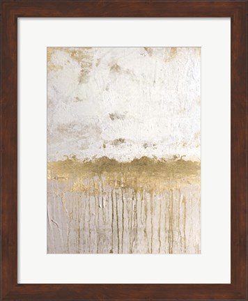 Framed Metallic Spill 1 Print