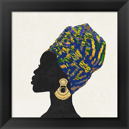 Framed Kente 2 Print