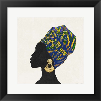 Framed Kente 2 Print