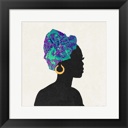 Framed Kente 3 Print