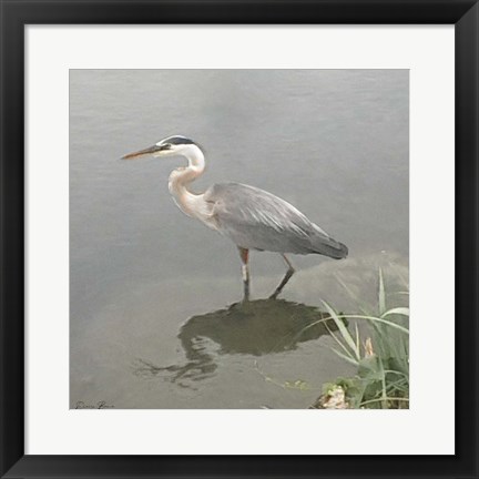 Framed Crane Print