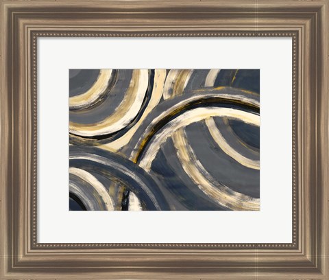 Framed Semi Circles Print