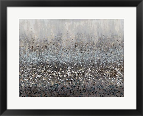 Framed Drip Field 1 Print