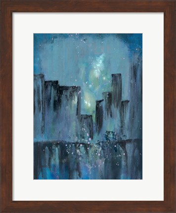 Framed City Nights 1 Print