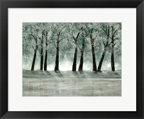 Framed Green Forest 1 Print