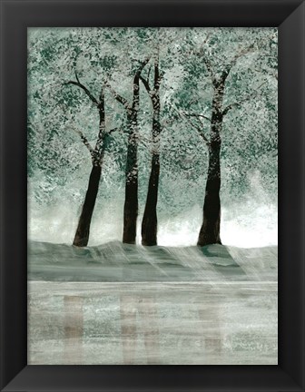 Framed Green Forest 2 Print