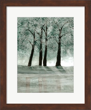 Framed Green Forest 2 Print